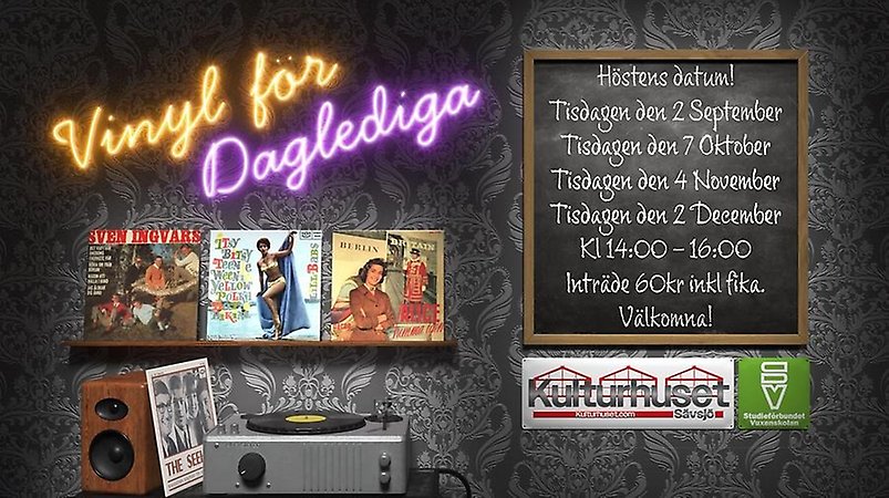 vinyl för daglediga höstens datum